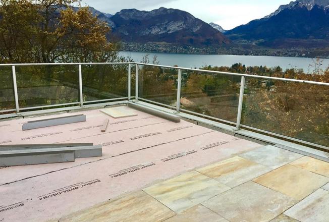 Travaux terrasse Menthon Saint Bernard